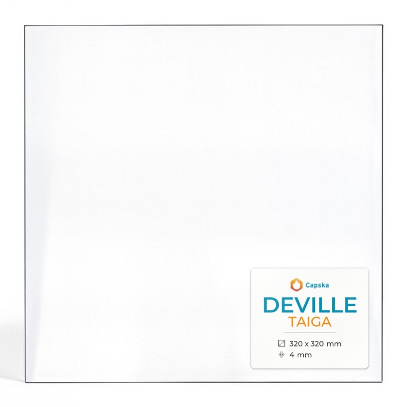Vitre Deville Taiga 320x320 mm - Verre Rectangle - Capska