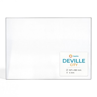 Deville CITY Glass - Rectangular Panel for Wood Burning Stove