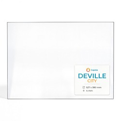 Deville CITY Glas - Rechteck Kaminglas für Kaminofen