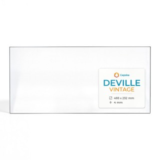Vetro Deville VINTAGE - Vetro Rettangolo per stufa a legna