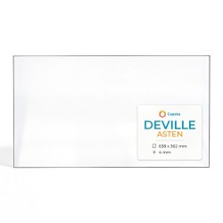 Vitre Deville ASTEN - Verre Rectangle pour poêle à bois