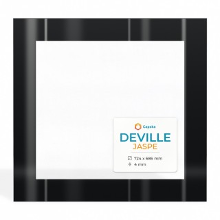 Vitre Deville JASPE - Verre Rectangle Sérigraphié pour poêle à bois