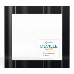 Deville JASPE Glas - Rechteck Siebdruck Kaminglas für Kaminofen