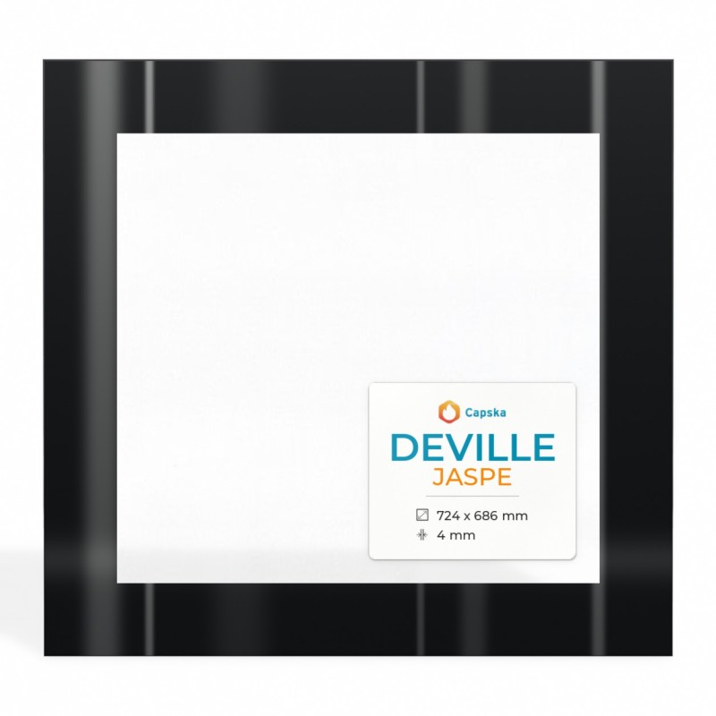 Vetro Deville JASPE - Vetro Rettangolo Serigrafato per stufa a legna