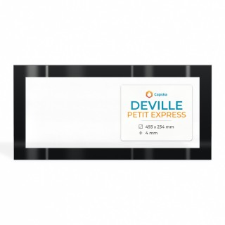 Vetro Deville PETIT EXPRESS - Vetro Rettangolo Serigrafato per stufa a legna