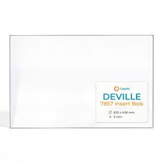 Vetro Deville 7857 INSERT BOIS - Vetro Rettangolo per caminetto