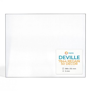 Deville 7844 REGAIN 50 DECOR Glass - Rectangular Fireplace Insert Panel