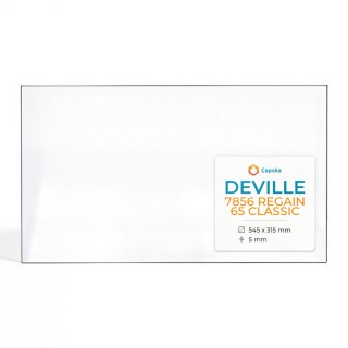 Vitre Deville 7856 REGAIN 65 CLASSIC - Verre Rectangle pour insert