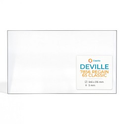 Deville 7856 REGAIN 65 CLASSIC Glas - Rechteck Kaminglas für Kaminofen