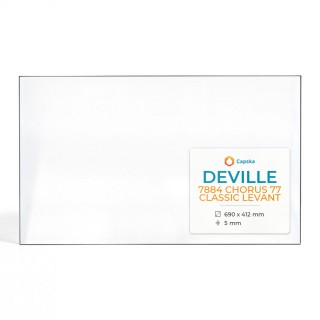 Vetro Deville 7884 CHORUS 77 CLASSIC LEVANT - Vetro Rettangolo per caminetto