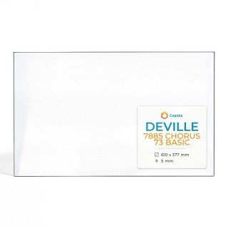 Vetro Deville 7885 CHORUS 73 BASIC - Vetro Rettangolo per caminetto