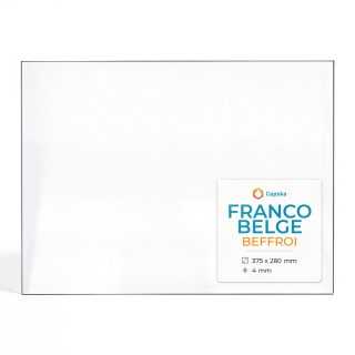 Franco Belge BEFFROI Rechteck Kaminglas - Hitzebeständig bis 760°