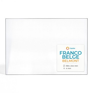 Franco Belge BELMONT Glass - Rectangular Panel for Wood Burning Stove