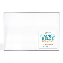 Franco Belge BELMONT Glas - Rechteck Kaminglas für Kaminofen