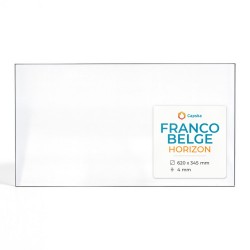 Vitre Franco Belge HORIZON - Verre Rectangle pour poêle à bois