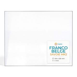 Franco Belge SAVOIE MK2 Glass - Rectangular Panel for Wood Burning Stove