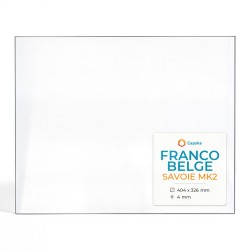 Vetro Franco Belge SAVOIE MK2 - Vetro Rettangolo per stufa a legna