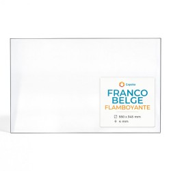 Kaminglas passend für Franco Belge Modell Flamboyante