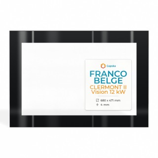 Vetro Franco Belge CLERMONT II VISION 12 KW - Rettangolo Serigrafato