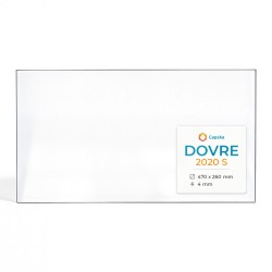 Vitre Dovre 2020 S - Verre Rectangle pour insert