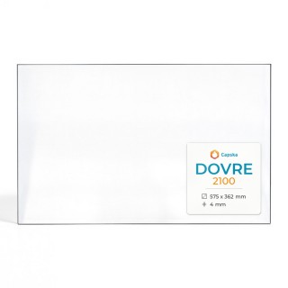 Vitre Dovre 2100 - Verre Rectangle pour insert