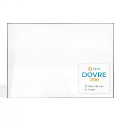 Vetro Dovre 2100 - Vetro Rettangolo Laterale per inserto per caminetto