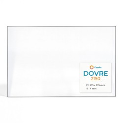 Vetro Dovre 2150 - Vetro Rettangolo per inserto per caminetto