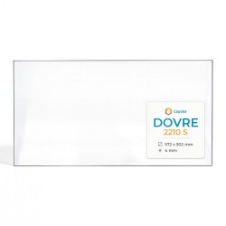Vitre Dovre 2210 S - Verre Rectangle pour insert