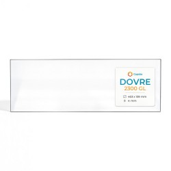 Dovre 2300 GL Glas - Rechteck Kaminglas für Kaminofen