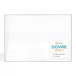 Vetro Dovre 2520 S - Vetro Rettangolo Laterale per inserto per caminetto