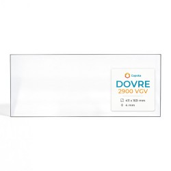Vitre Dovre 2900 VGV - Verre Rectangle Latéral pour insert
