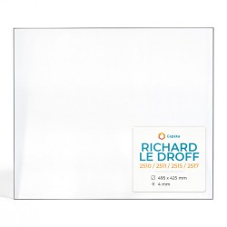 Vitre Richard Le Droff 2510 / 2511 / 2515 / 2517 - Verre Rectangle Latéral pour insert