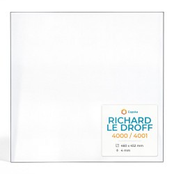 Richard Le Droff 4000 / 4001 Glass - Rectangular glass panel for fireplace insert