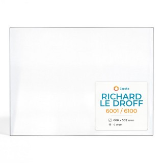 Vitre Richard Le Droff 6001 / 6100 - Verre Rectangle pour insert