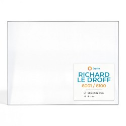 Vitre Richard Le Droff 6001 / 6100 - Verre Rectangle pour insert