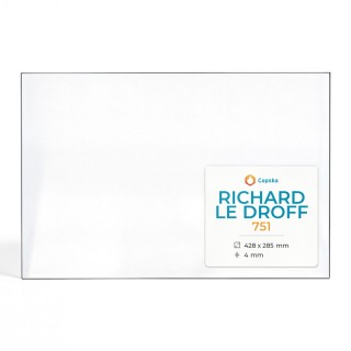 Vitre Richard Le Droff 751 - Verre Rectangle pour insert