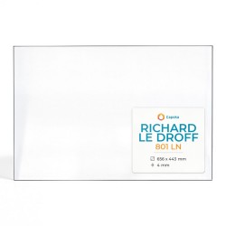 Vetro Richard Le Droff 801 LN - Vetro Rettangolo per inserto per caminetto