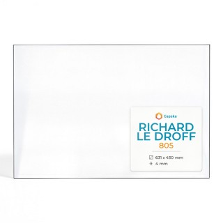 Vitre Richard Le Droff 805 - Verre Rectangle pour insert