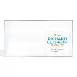 Vitre Richard Le Droff BASALTE - Verre Rectangle pour insert