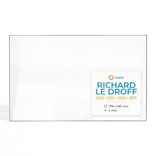 Vetro Richard Le Droff 2510 / 2511 / 2515 / 2517 - Vetro Rettangolo per inserto camino