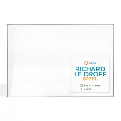 Vitre Richard Le Droff 807 EL - Verre Rectangle pour insert