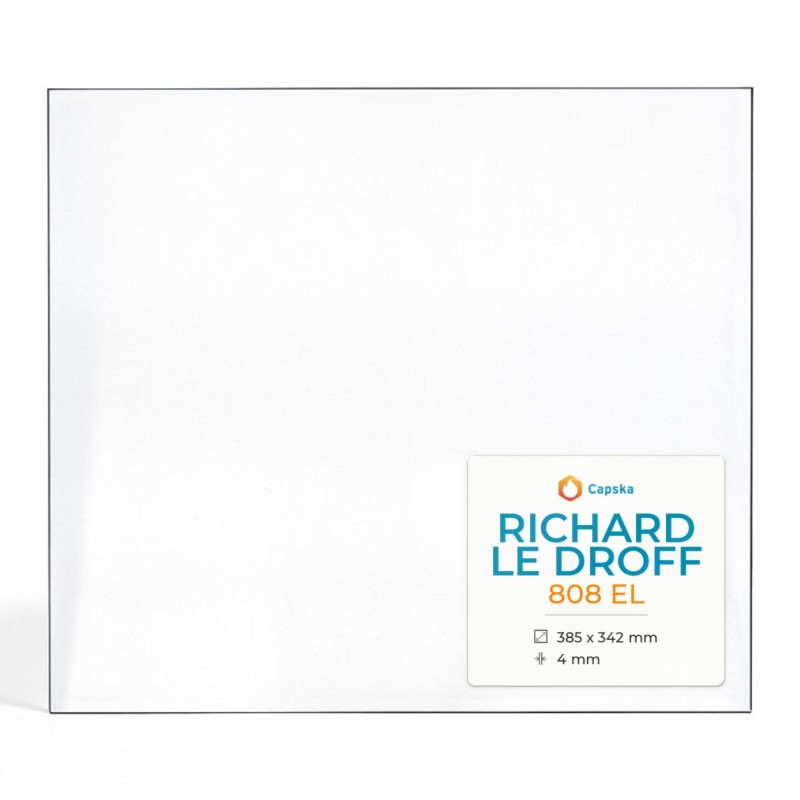 Richard Le Droff 808 EL Glas - Kaminglas für Kaminofen