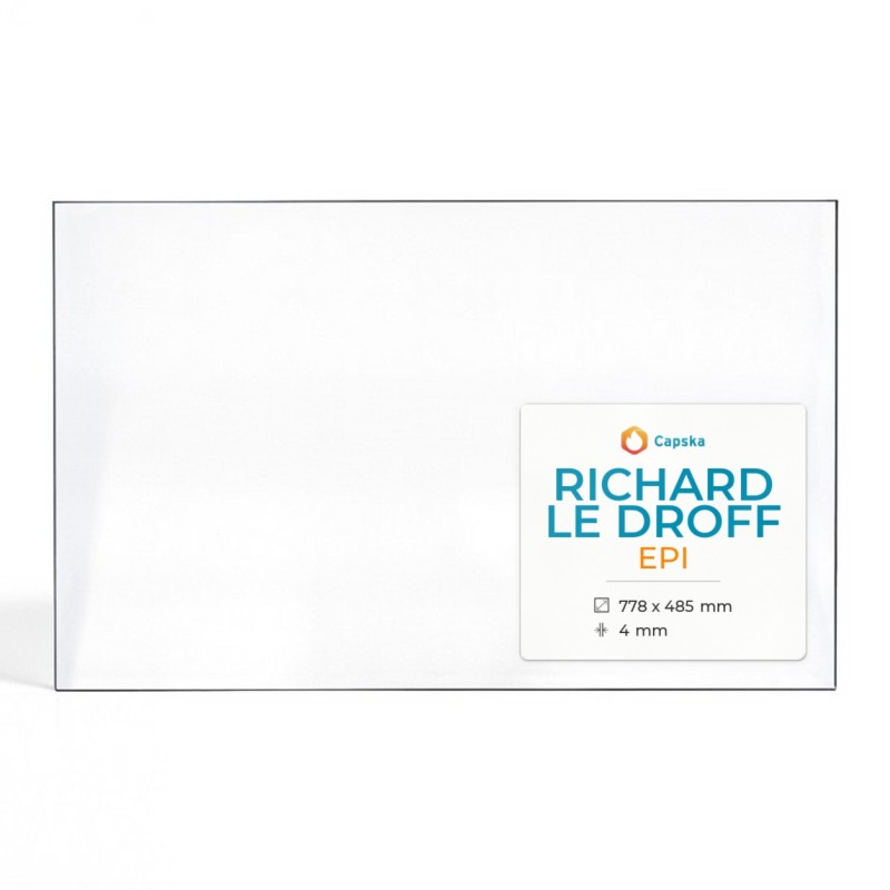 Richard Le Droff EPI Glass - Fireplace Insert Panel