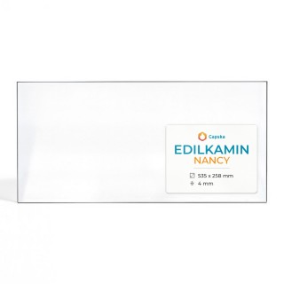 Vitre Edilkamin NANCY - Verre Rectangle pour poêle à bois