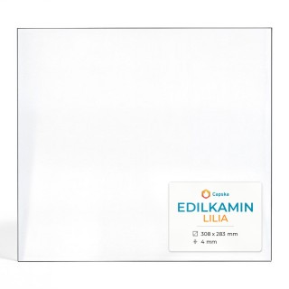 Edilkamin LILIA Glass - Rectangular Panel for Wood Burning Stove
