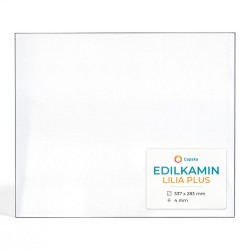 Edilkamin LILIA PLUS Glass - Rectangular glass panel for wood burning stove
