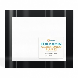 Edilkamin ACQUATONDO PLUS 22 Glass Panel - Fireplace Insert