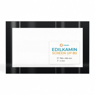 Edilkamin SCREEN UP 80 Glass - Fireplace Insert Panel