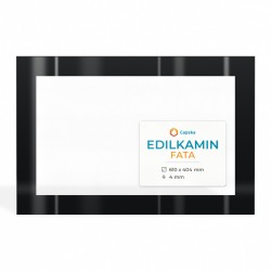 Vitre Edilkamin FATA - Verre Rectangle Sérigraphié pour poêle à granulés