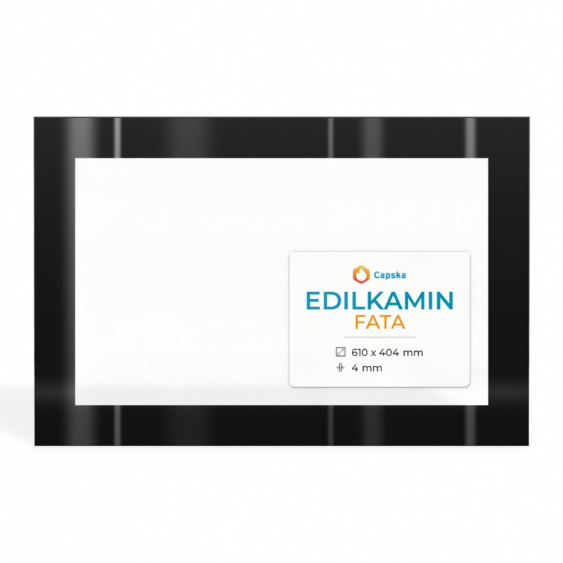 Edilkamin FATA Glass - Rectangular Screen-printed Panel